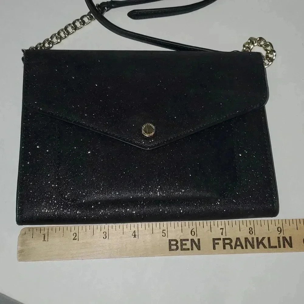 Kate Spade Black Tinsel Flap Crossbody
